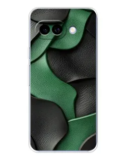 Чохол для Google Pixel 9A з картинкою «Зелені шкіряні хвилі»