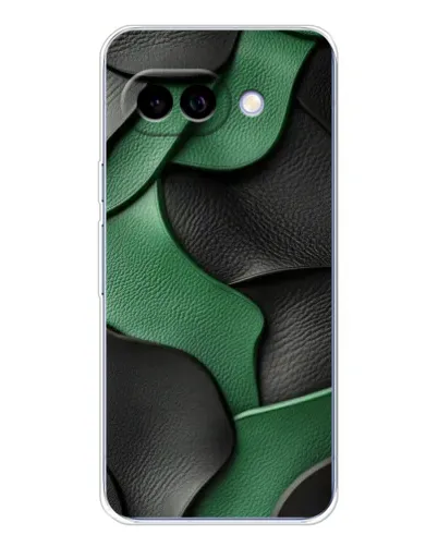 Чохол для Google Pixel 9A з картинкою «Зелені шкіряні хвилі»