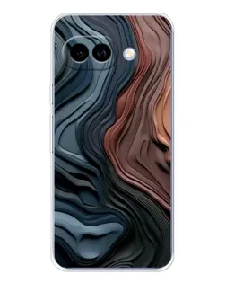 Чохол для Google Pixel 9A з картинкою «Кольорові хвилі каньйону»