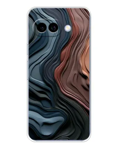 Чохол для Google Pixel 9A з картинкою «Кольорові хвилі каньйону»