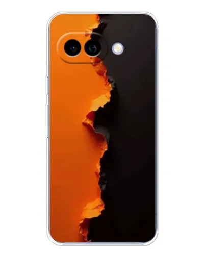 Чохол для Google Pixel 9A з картинкою «Помаранчевий розлом»