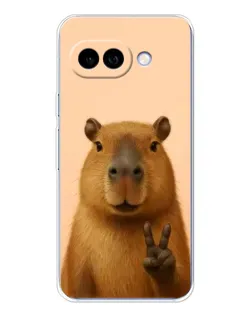 Чохол для Google Pixel 9A з картинкою «Капібара вікторія»