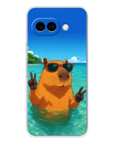 Чохол для Google Pixel 9A з картинкою «Морська капібара»