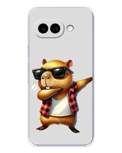 Чохол для Google Pixel 9A з картинкою «Капібара репер даб»