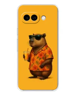 Чохол для Google Pixel 9A з картинкою «Капібара на відпочинку»