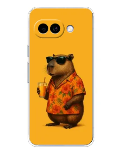 Чохол для Google Pixel 9A з картинкою «Капібара на відпочинку»