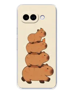 Чохол для Google Pixel 9A з картинкою «Вежа з капібар»