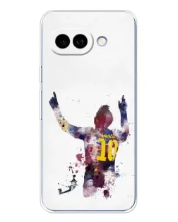 Чехол для Google Pixel 9A с картинкой «Акварельный Месси Барселона»