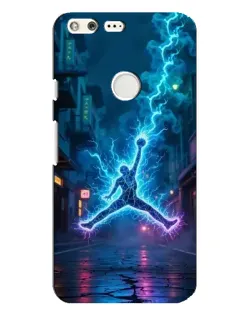 Чехол для Google Pixel XL с картинкой «Jordan Gold Jumpman»