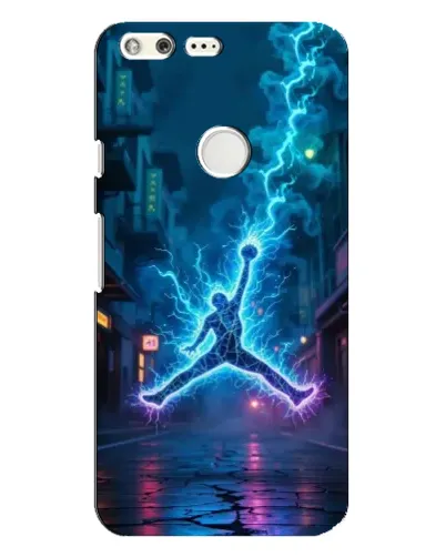 Чехол для Google Pixel XL с картинкой «Jordan Gold Jumpman»