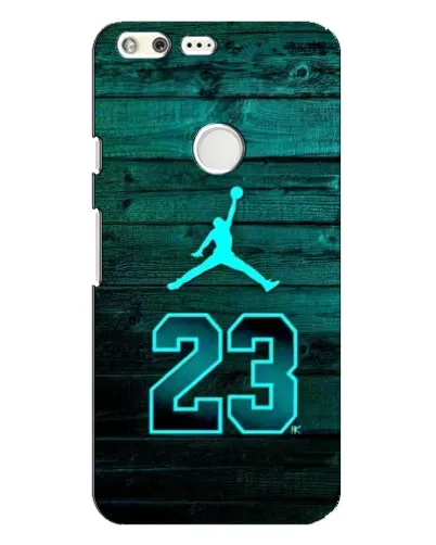 Чехол для Google Pixel XL с картинкой «Jordan Cyan 23»