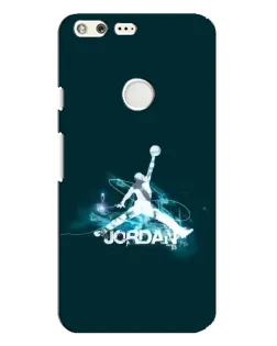 Чехол для Google Pixel XL с картинкой «Jordan Blue Fire»