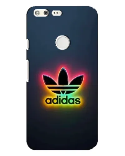Чехол для Google Pixel XL с картинкой «Неоновый Adidas»