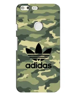 Чехол для Google Pixel XL с картинкой «Милитари стиль Adidas»