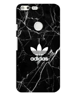 Чехол для Google Pixel XL с картинкой «Белый мрамор Adidas»