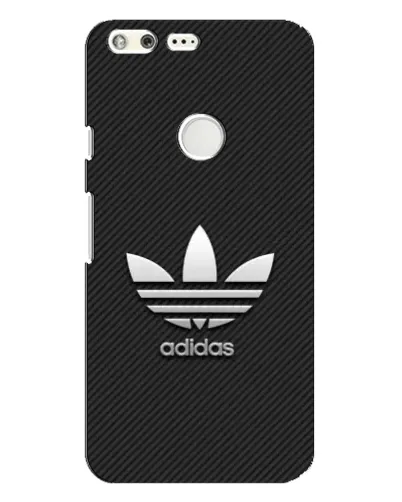 Чехол для Google Pixel XL с картинкой «Adidas Карбоновая текстура»