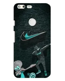 Чехол для Google Pixel XL с картинкой «Спортивный арт Nike»
