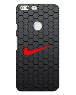 Чехол для Google Pixel XL с картинкой «Nike — карбоновая сетка»