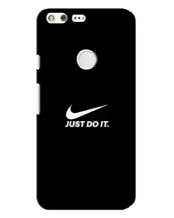 Чехол для Google Pixel XL с картинкой «Минимализм от Nike»
