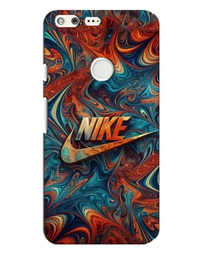 Чехол для Google Pixel XL с картинкой «Nike в абстракции»