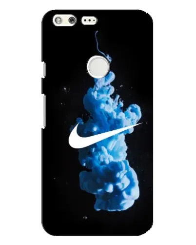 Чехол для Google Pixel XL с картинкой «Nike и синий дым»