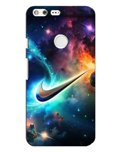 Чехол для Google Pixel XL с картинкой «Космический Nike Swoosh»