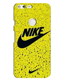 Чехол для Google Pixel XL с картинкой «Желтый текстурный Nike»
