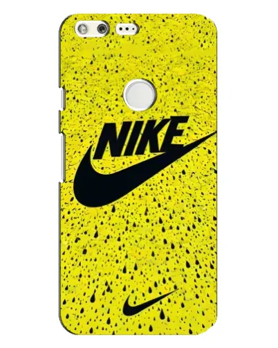 Чехол для Google Pixel XL с картинкой «Желтый текстурный Nike»