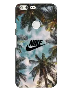 Чехол для Google Pixel XL с картинкой «Тропический принт Nike»