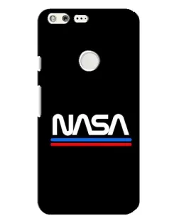 Чехол для Google Pixel XL с картинкой «NASA — классика Red Blue»