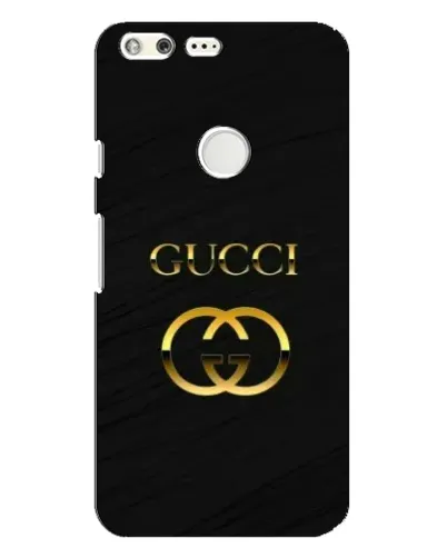 Чехол для Google Pixel XL с картинкой «Золотой логотип Gucci»