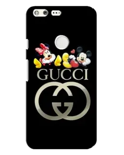 Чехол для Google Pixel XL с картинкой «Gucci — герои Disney»