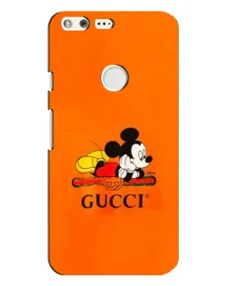 Чохол для Google Pixel XL з картинкою «Міккі Маус Gucci — помаранч»