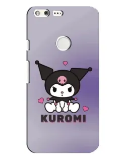 Чехол для Google Pixel XL с картинкой «Kuromi — фиолетовый арт»