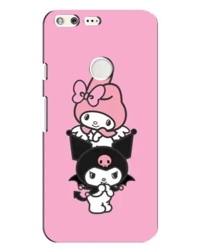 Чехол для Google Pixel XL с картинкой «My Melody и Kuromi»