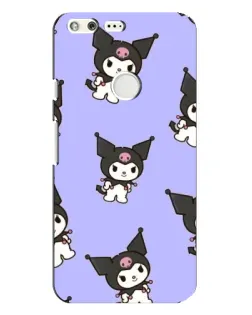 Чехол для Google Pixel XL с картинкой «Паттерн с Kuromi»