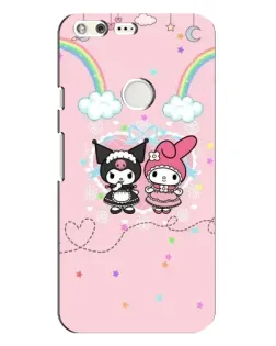 Чехол для Google Pixel XL с картинкой «My Melody и Kuromi»