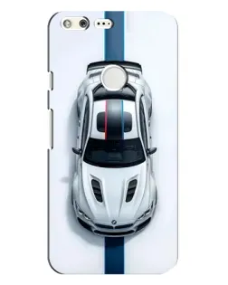 Чехол для Google Pixel XL с картинкой «Вид сверху — BMW M»