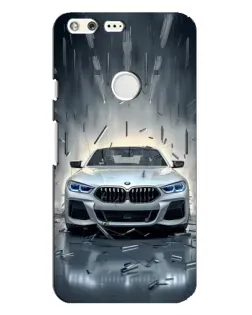 Чехол для Google Pixel XL с картинкой «BMW в свете фар»