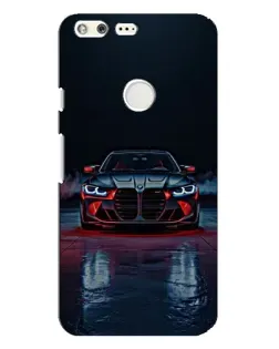 Чехол для Google Pixel XL с картинкой «BMW на мокрой дороге»