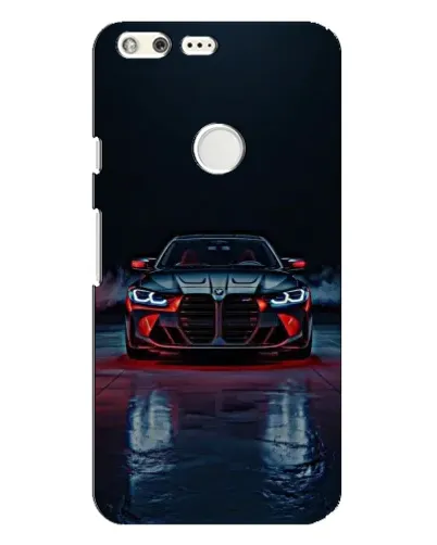 Чехол для Google Pixel XL с картинкой «BMW на мокрой дороге»
