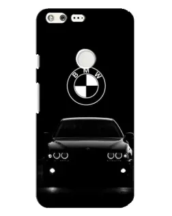 Чехол для Google Pixel XL с картинкой «BMW — взгляд из темноты»