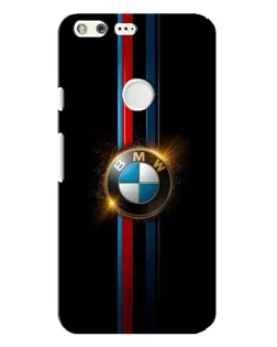 Чехол для Google Pixel XL с картинкой «BMW M-Power неон»