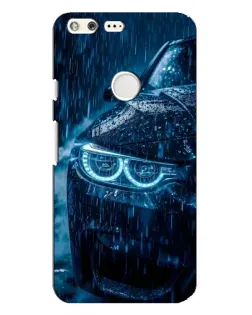 Чехол для Google Pixel XL с картинкой «BMW под дождем»