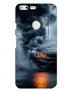 Чехол для Google Pixel XL с картинкой «BMW M-Power — абстракция»
