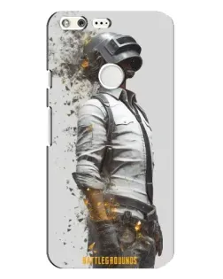 Чехол для Google Pixel XL с картинкой «PUBG — боец в пыли»