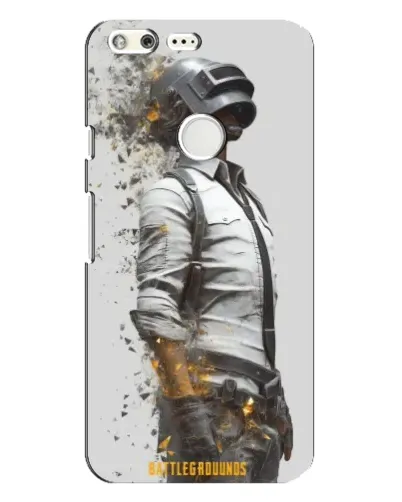 Чехол для Google Pixel XL с картинкой «PUBG — боец в пыли»