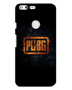 Чехол для Google Pixel XL с картинкой «PUBG — золотой логотип»