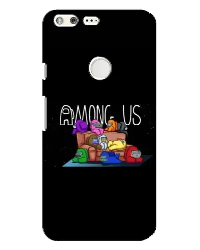 Чехол для Google Pixel XL с картинкой «Логотип Among Us»