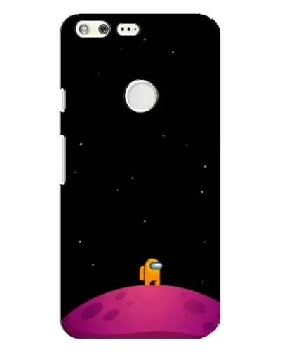 Чехол для Google Pixel XL с картинкой «Одинокий герой на планете»